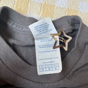 Kids Delta Gray Heart Heros Graphic Tee Shirt